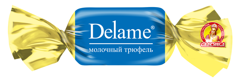 Конфеты глазированные "Delame" молочный трюфель 1кг/Славянка