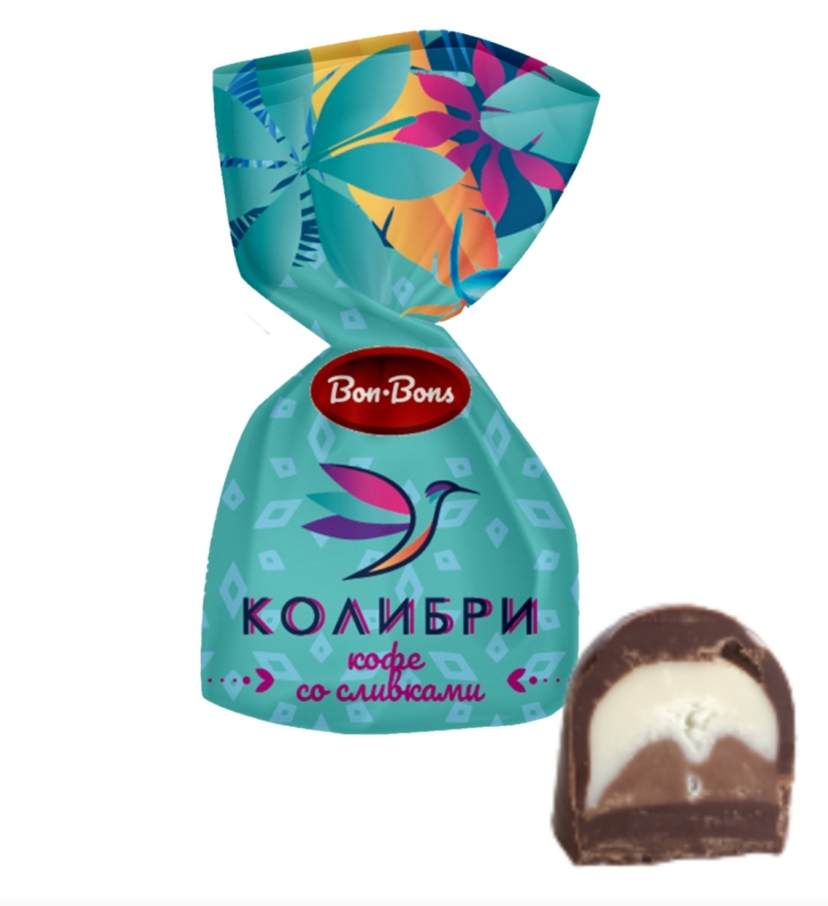 Конфеты "Колибри" Кофе со сливками 1000г/BonBons