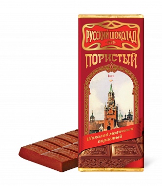 Шоколад Молочный пористый 90гр/Русский Шоколад