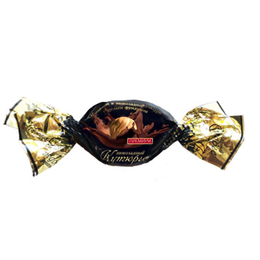 Конфеты "Шоколадный Кутюрье" с темно-шоколадной начинкой и цельным фундуком 1,5кг/Шоколадный Кутюрье