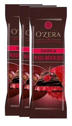 Шоколад О`zera Dark&Red berries 40г/15шт/Озерский Сувенир