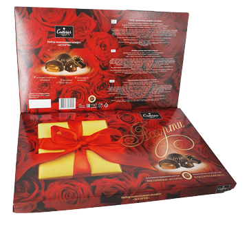 Набор конфет Ассорти "Красные розы"  250г/Шоколадный Кутюрье