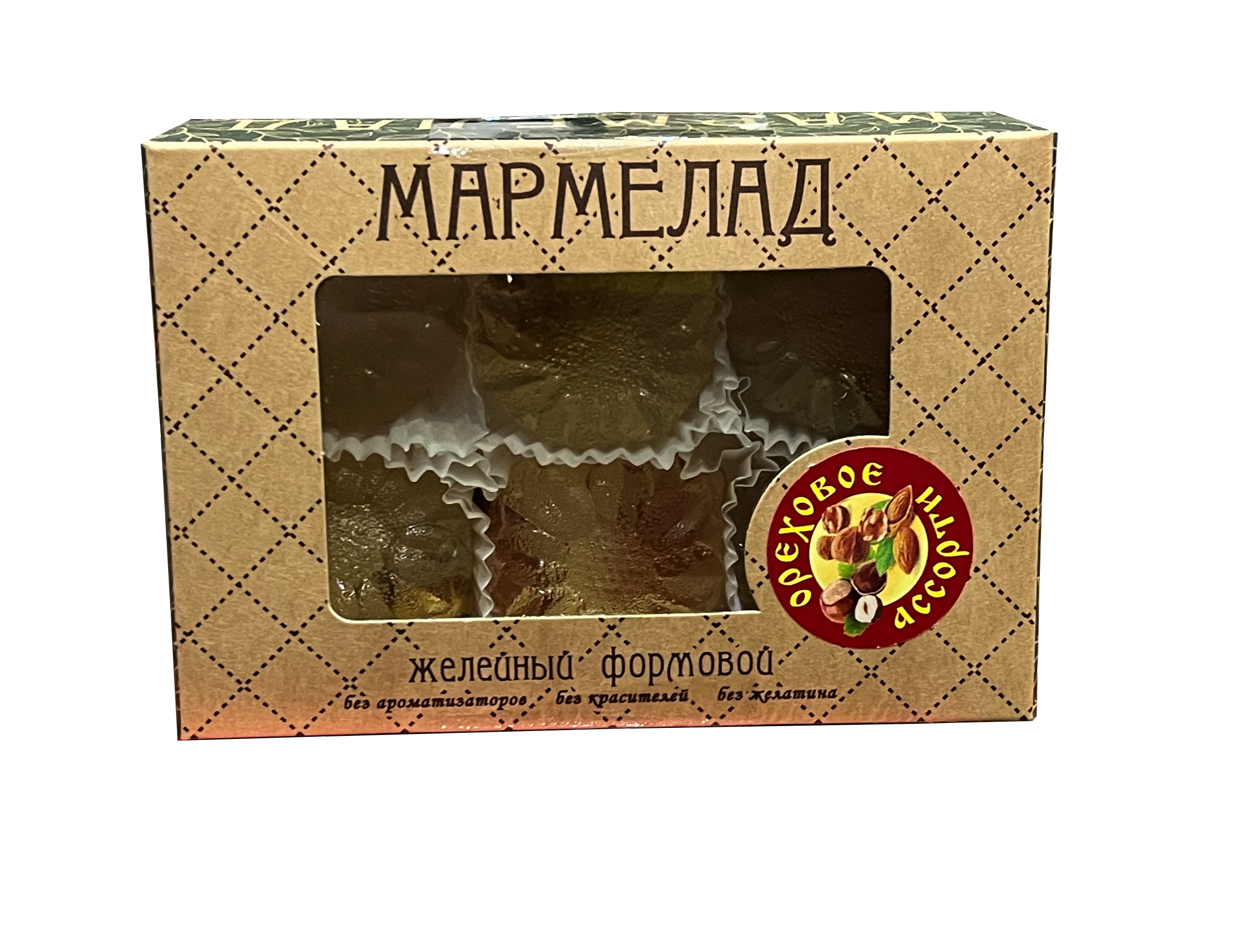 Мармелад ж/ф "Ассорти с орехами" 200г/Клен