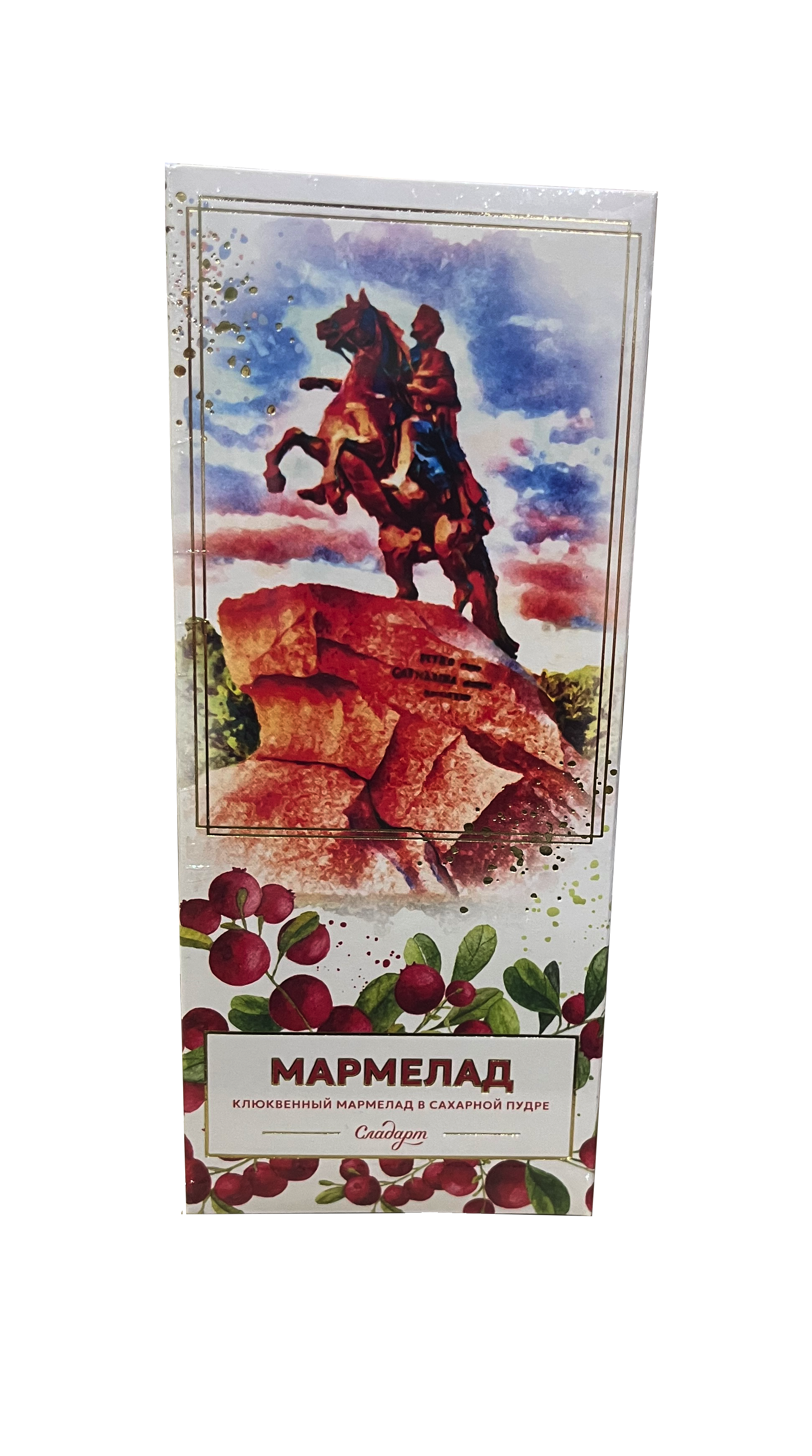 Мармелад "Санкт-Петербург" Клюквенный 200г/Империал