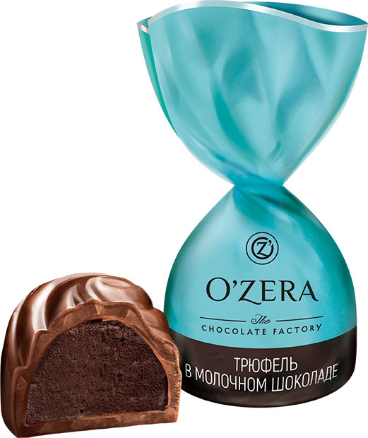 Конфеты O'Zera трюфель в молочном шоколаде 500г/Озерский Сувенир
