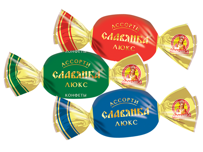 Шоколадные конфеты "Ассорти Славянка Люкс" 1 кг/КФ Славянка