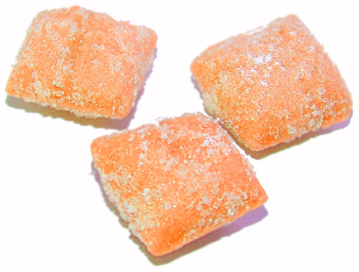 Карамель "Желейная со вкусом Апельсинового йогурта-в сахаре" 5кг/Такф