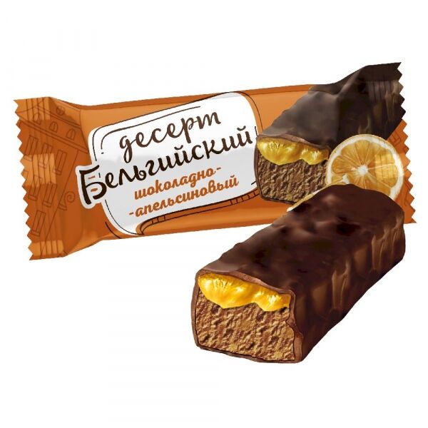 Конфеты "Бельгийский десерт" со вкусом Шоколад и Апельсин 500г/Невский кондитер