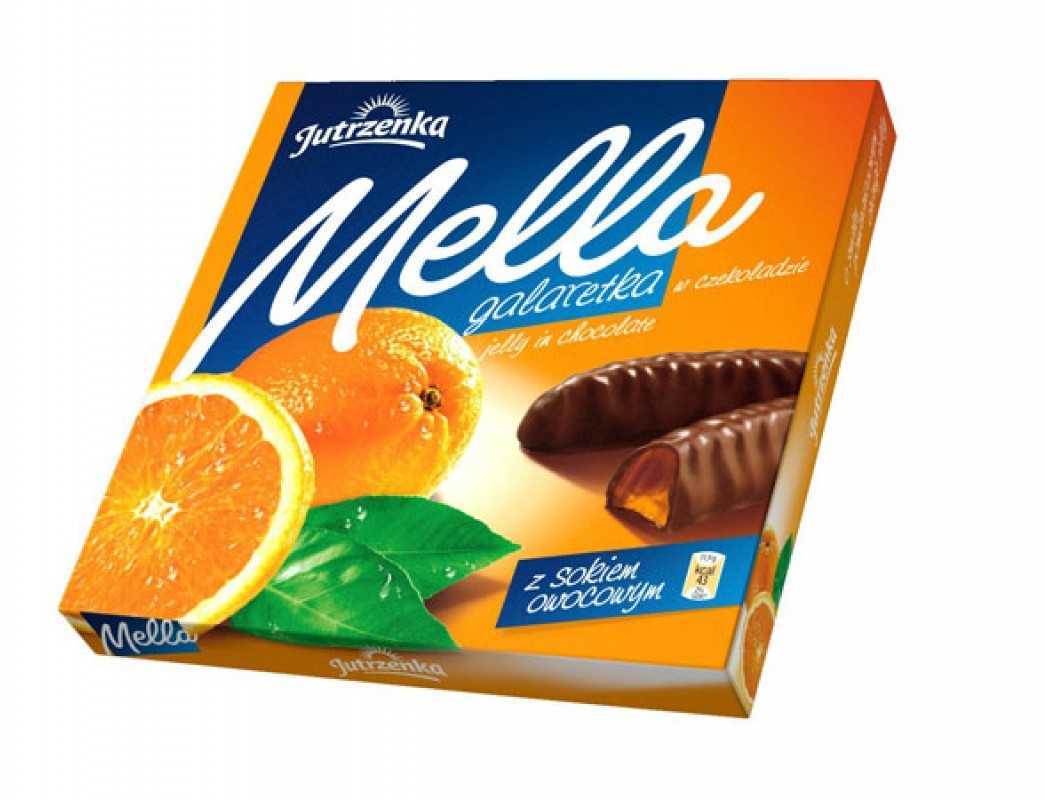 Мармелад в шоколаде "Мелла" Апельсин 190г/Коста