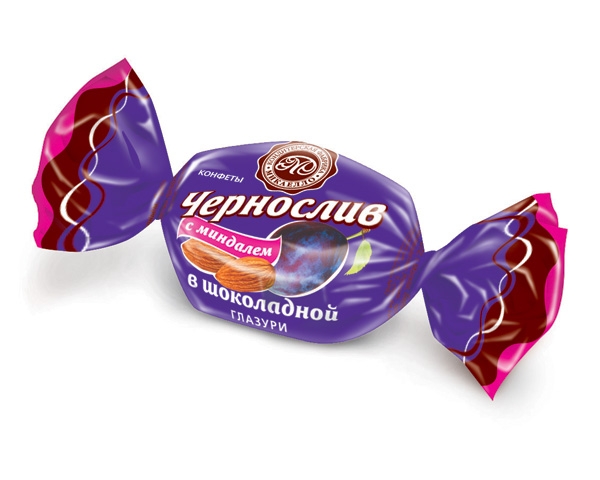 Чернослив с миндалем в шоколадной глазури 3кг/Микаелло
