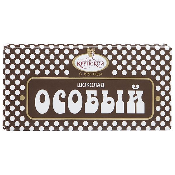Шоколад тёмный Особый 90г/КФ Крупской