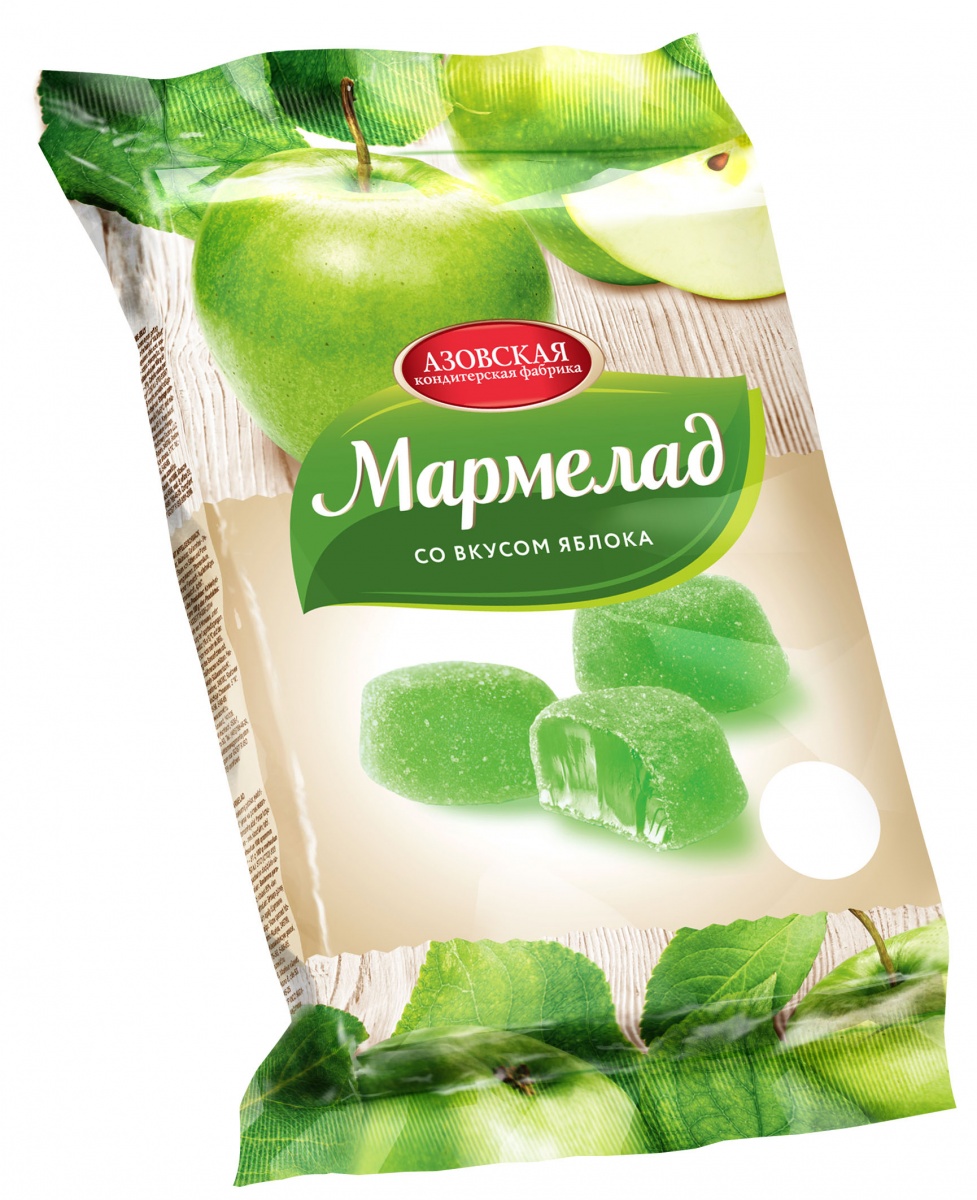Мармелад Желейный со вкусом Яблока 300г/Азов