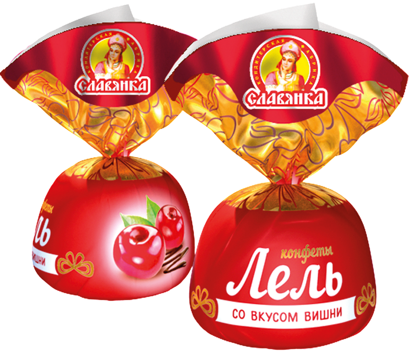 Конфеты шоколадные  "Лель" со вкусом вишни 1 кг/КФ Славянка