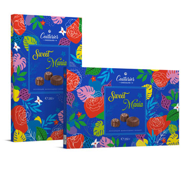 Набор конфет "Sweet Mania" Ассорти 250г/Шоколадный Кутюрье