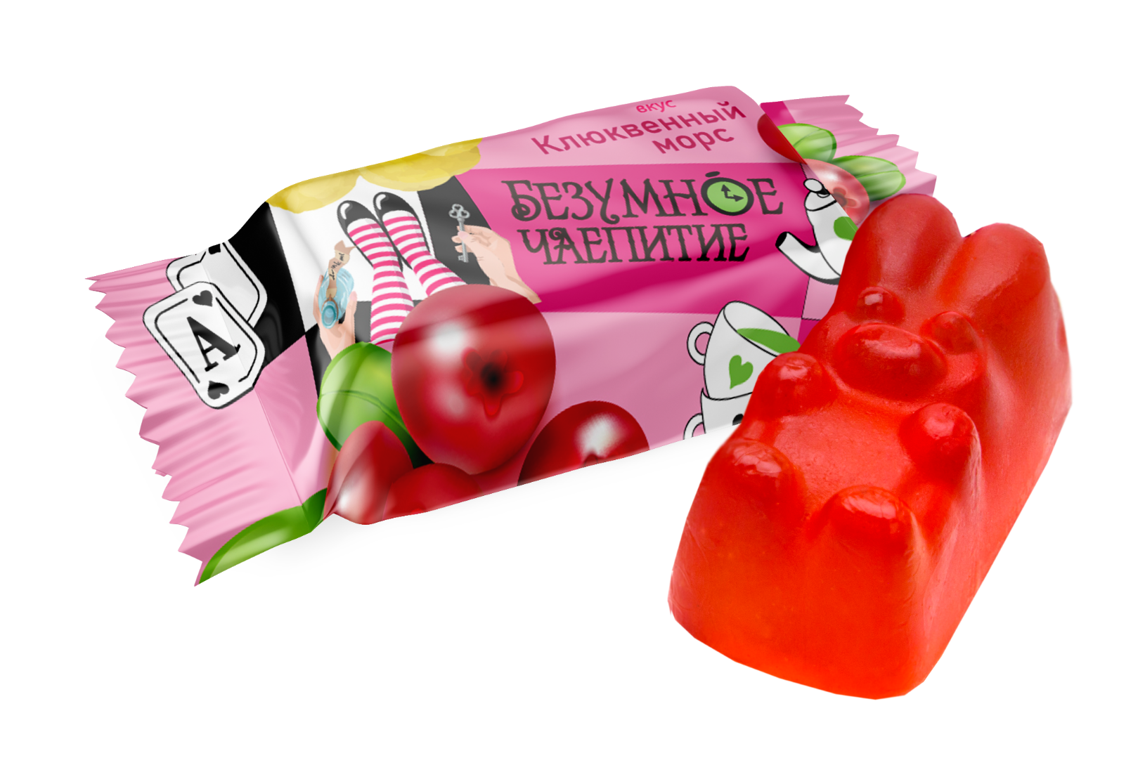 Конфеты Bonbons магия со вкусом клюквы, 1000 г