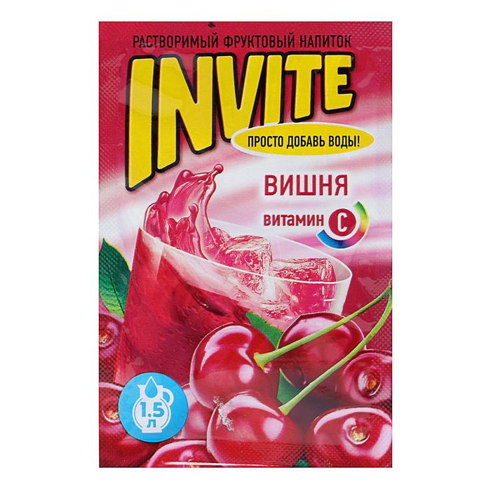 Растворимый напиток "Invite" Вишня 9г/24шт/Candy Club