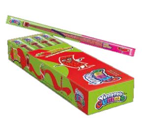 Мармелад "Yummy gummy sourbelt" Клубника  59 см 15г/48шт/Candy Club