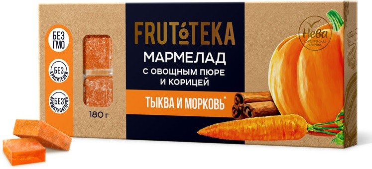Мармелад желейно-овощной Ассорти 180гр/КФ Нева