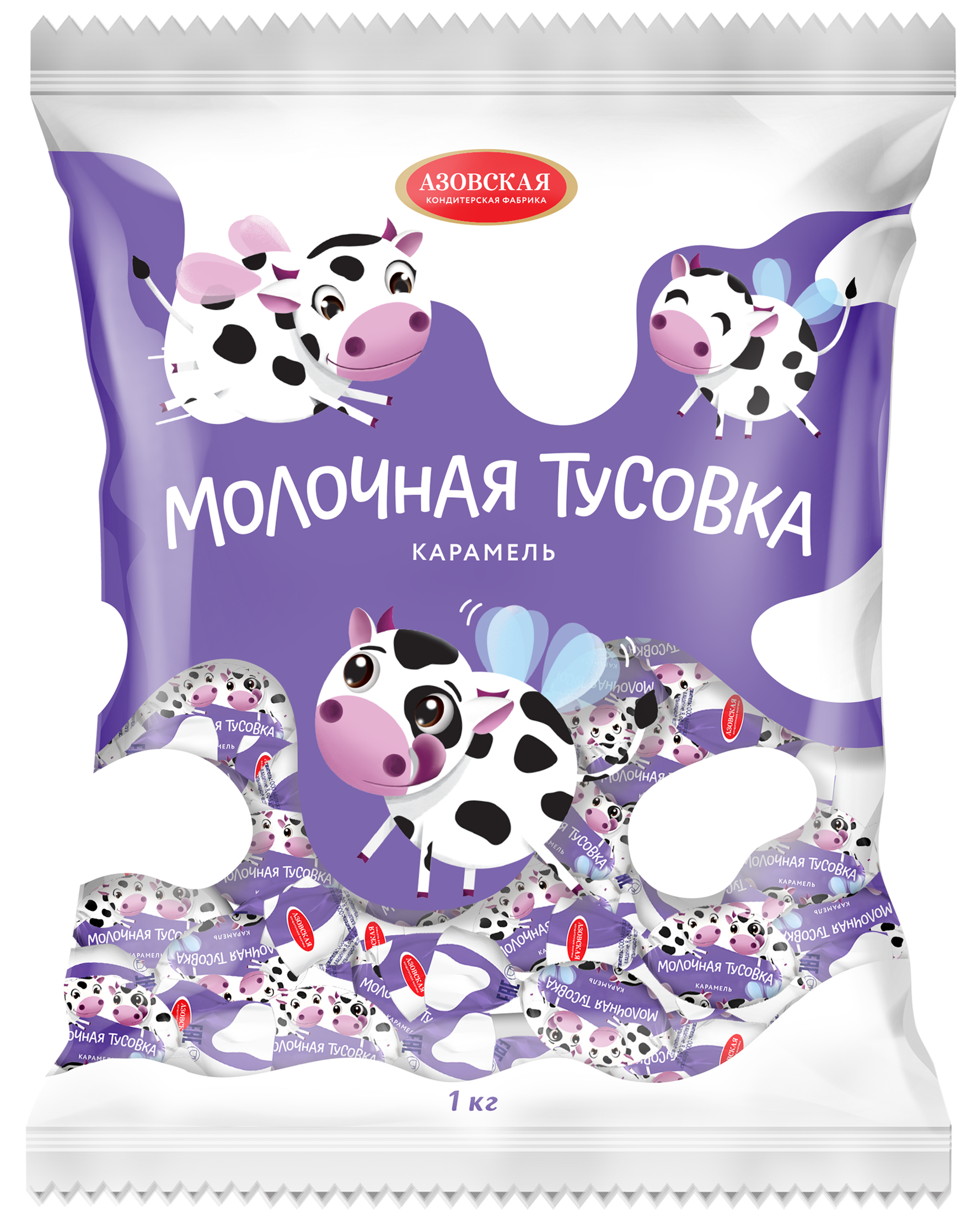 Карамель Молочная Тусовка 1000г/Азов