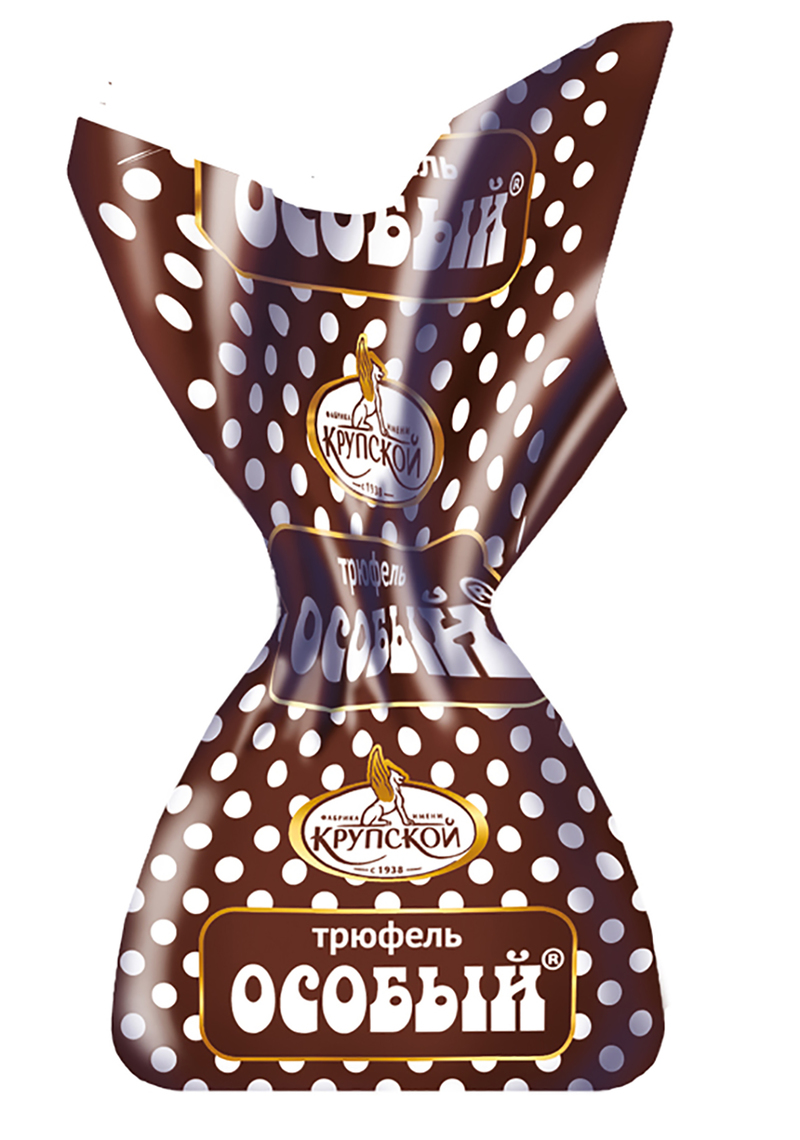 Конфеты неглазированные на шоколадной основе Трюфель Особый 1 кг/КФ Крупской