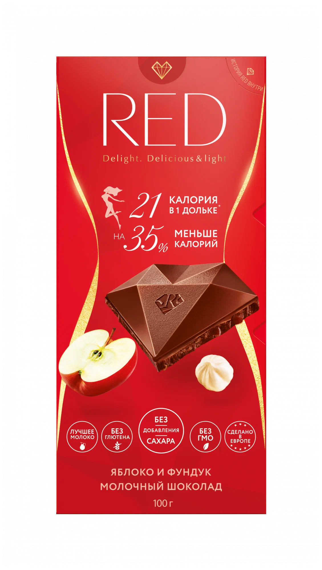 Шоколад "Red Fruits Delight" молочный 85г/Chocolette Confectionary Sia