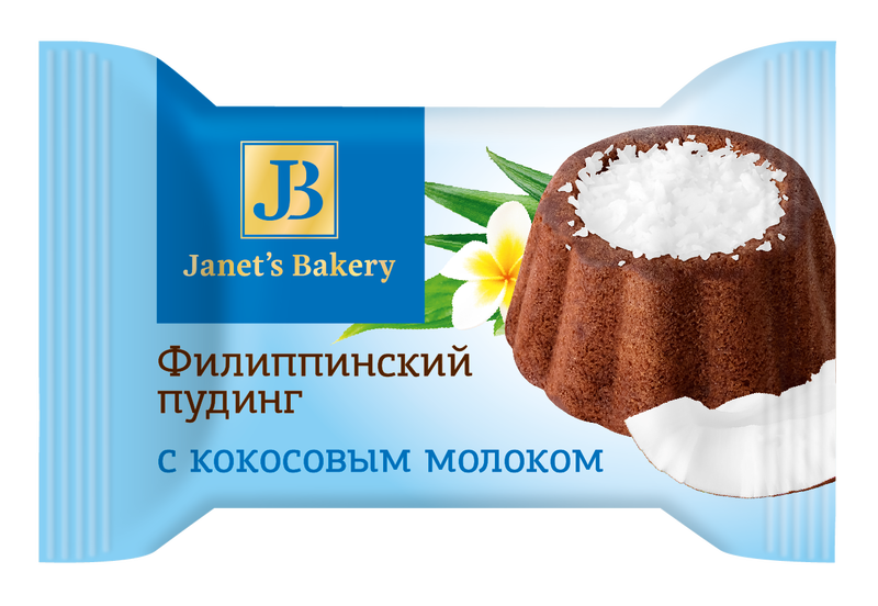 Десерт Janets Bakery Филиппинский пудинг с кокосовым молоком 500г/КФ Славянка