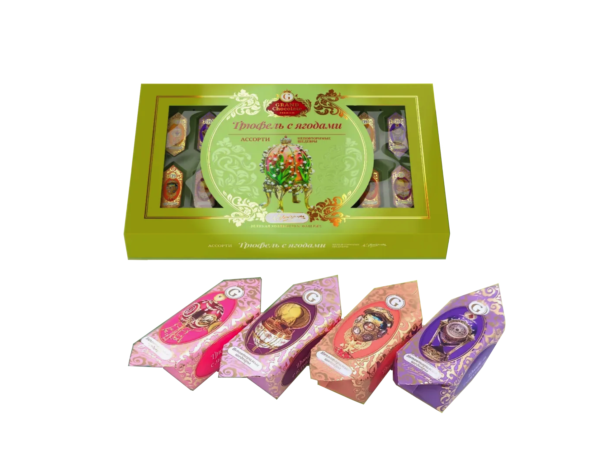 Набор "Трюфель с Ягодами" 180г/Grand Chocolate