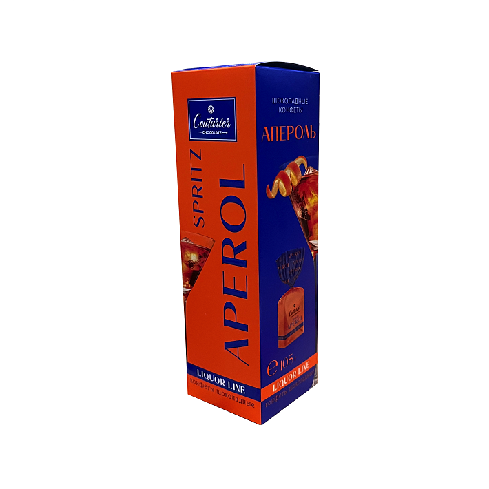 Набор конфет "LIQUOR LINE" со вкусом Апероль 105г/Шоколадный Кутюрье