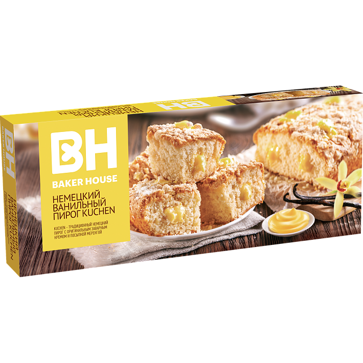 Пирог "Kuchen" немецкий ванильный 350г/Раменский КК