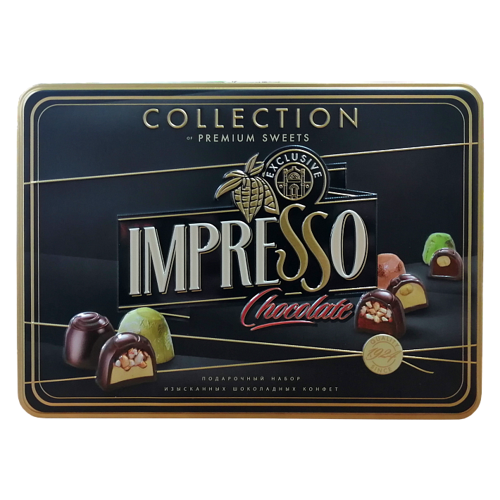 Подарочный набор "Impresso Premium" жестяная банка 423г/Спартак