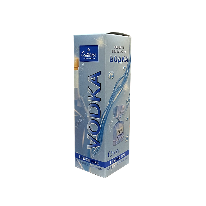 Набор конфет "LIQUOR LINE" со вкусом Водки 105г/Шоколадный Кутюрье