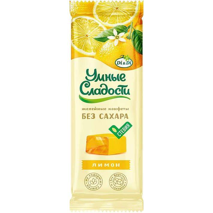 Конфеты "Умные сладости" желейные со вкусом Лимона 90г/Ди энд Ди