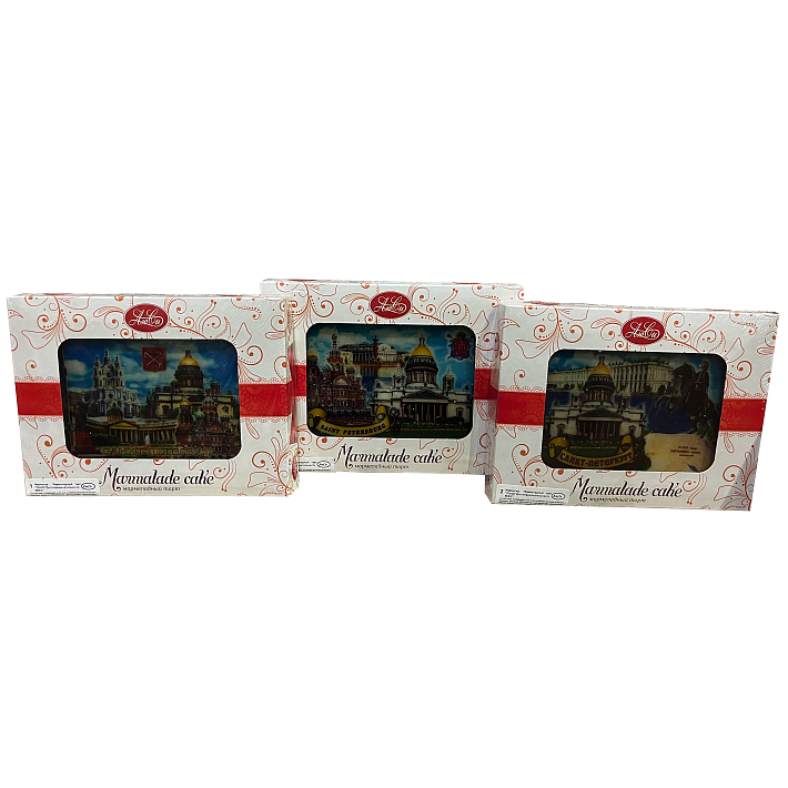 Мармеладный Торт "Достопримечательности" микс 350г/Люси