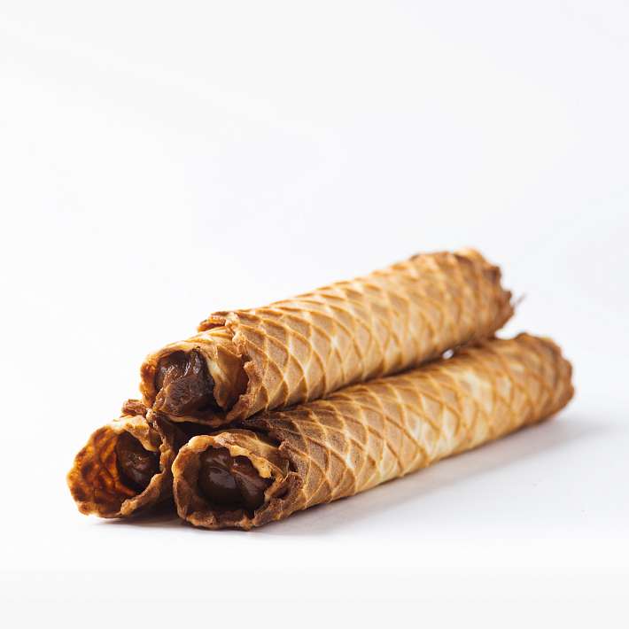 Вафли "Трубочки" с вареной сгущенкой 2кг/Хочу-Хочу