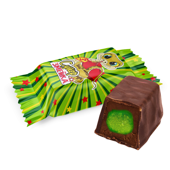 Конфеты "Супер Змейка" ананас-крыжовник 1 кг/SweetLife