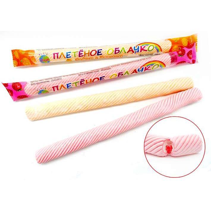 Зефир с начинкой Плетеное облачко 14г/30шт/Скиф