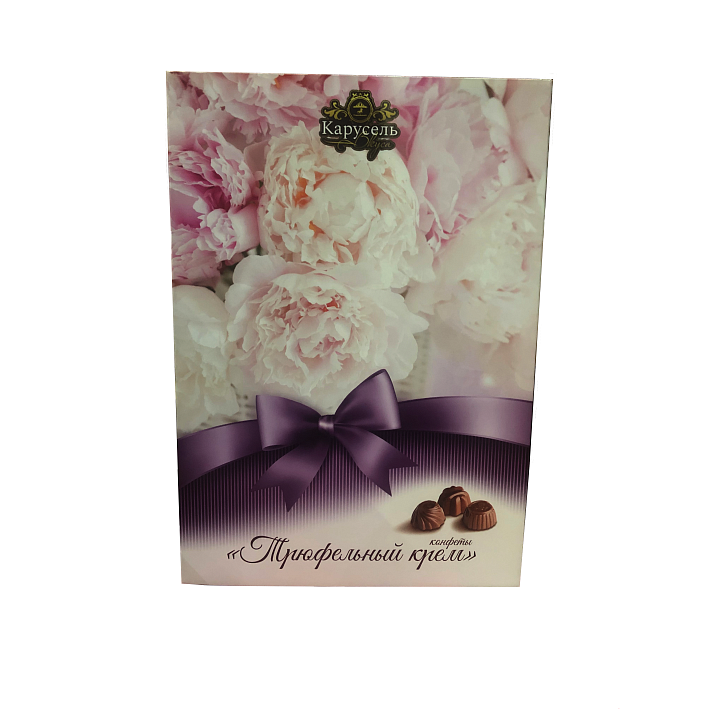 Набор конфет "Карусель вкуса" Трюфельный крем (Пионы) 150г/Шоколадница