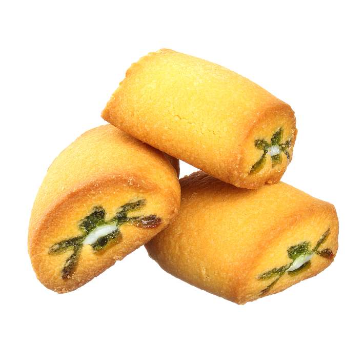 Печенье "Беллонэ" с начинками Йогурт и Зеленое яблоко 2кг/Ден Трал