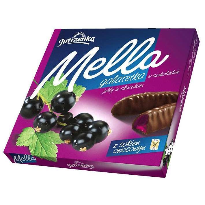 Мармелад в шоколаде "Мелла"- Черная смородина 190г/Коста