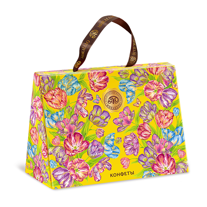 Набор конфет "Ассорти" нуга в шоколадной глазури 150г/Микаелло