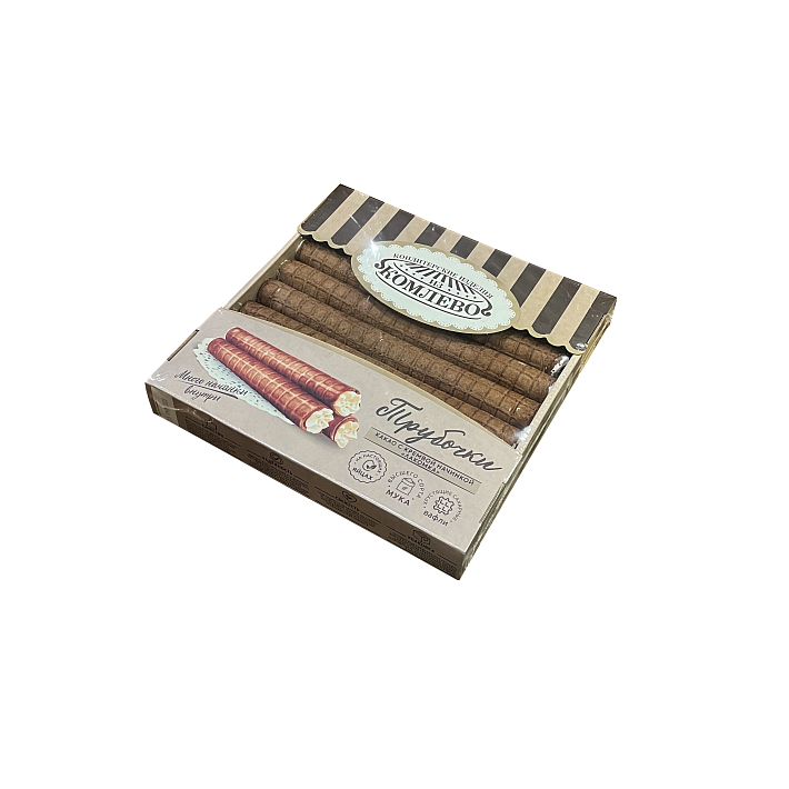 Трубочки "Комлево" Какао со сливками 490г