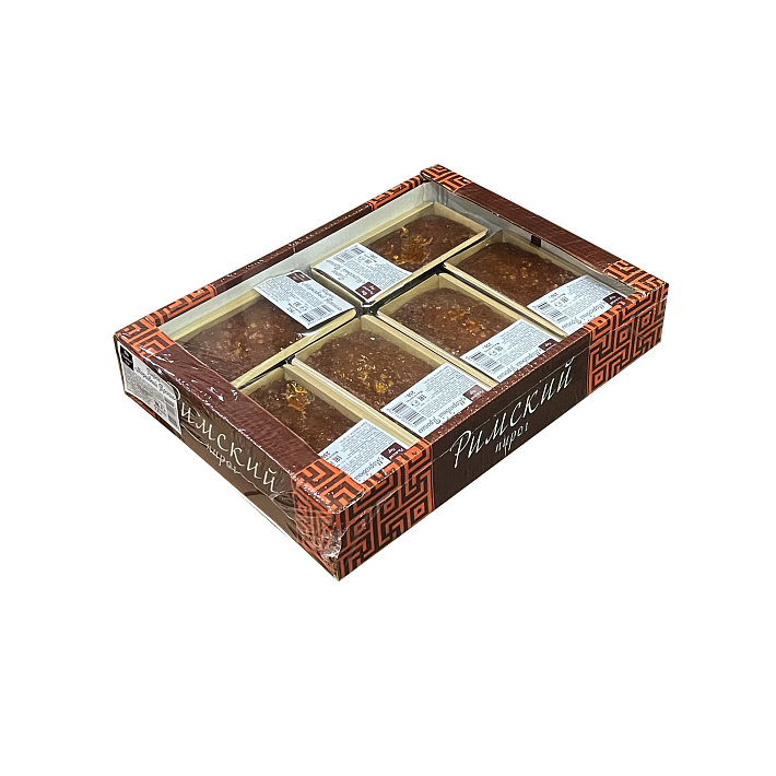 Пирог "Морковный Тропик" 1,5 кг (6шт по 250гр)/ИП Гаджиев