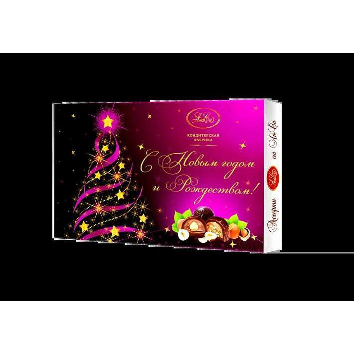 Набор конфет "Елка" ассорти с лесным орехом 154г/КФ ЛЮСИ