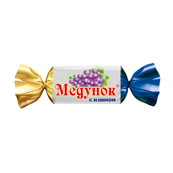 конфеты Медунок с изюмом 1 кг/КФ Славянка