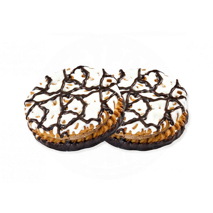 Печенье "Фирменное" с прослойкой мокко и глазурью 2 кг/Остров изобилия