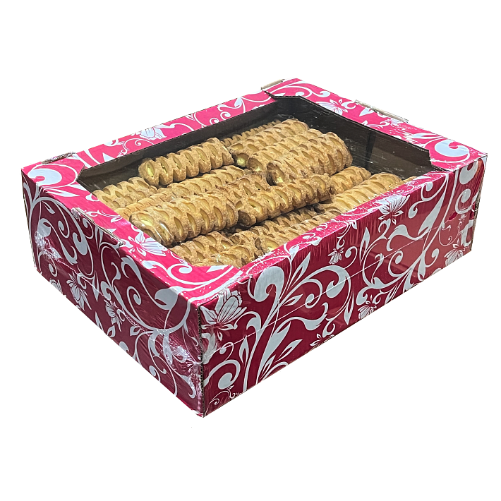 Изделие слоеное "Сеточка" с начинкой с банановым вкусом 3кг/Юникон