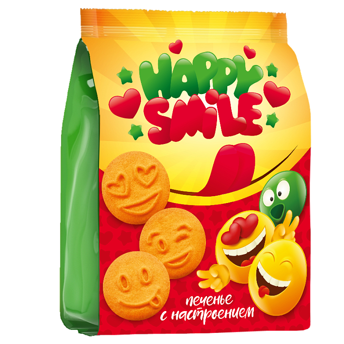 Печенье Веселая улыбка 250г/Брянконфи
