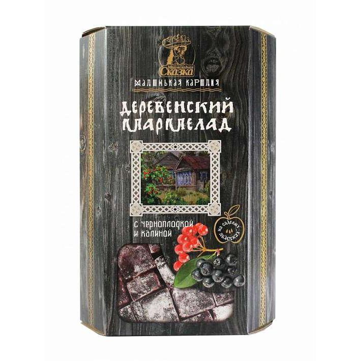 Мармелад с яблоком, калиной, черноплодной рябиной 300гр/Мармеладная сказка