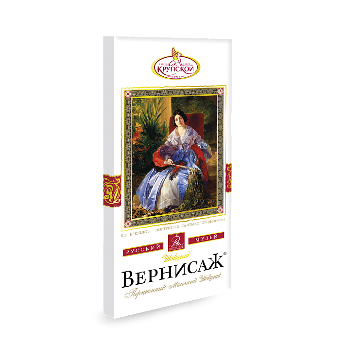 Шоколад молочный Вернисаж 90г/КФ Крупской
