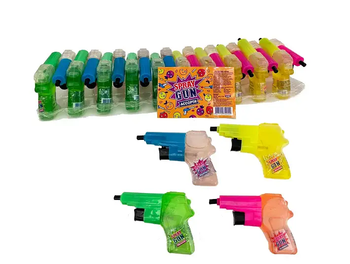 Жидкая конфета "SPRAY GUN" Ассорти 20мл/20шт/Канди Клаб